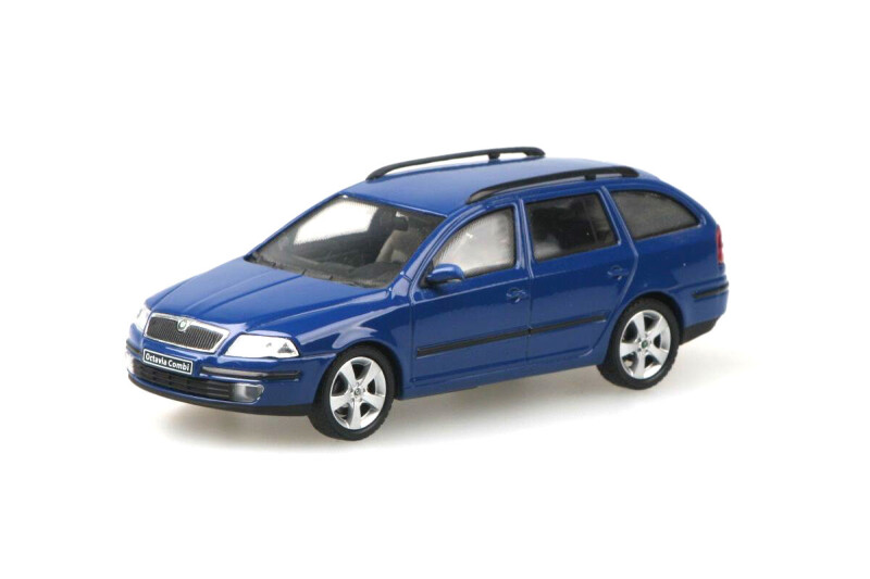 Abrex Škoda Octavia II Combi 1:43 Modrá Dynamic